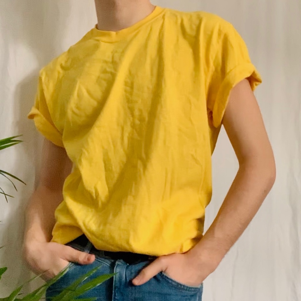 🔥Bright sunshine yellow oversized t-shirt